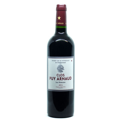 Les Ormeaux Castillon Cotes De Bordeaux Clos Puy Arnaud 2019