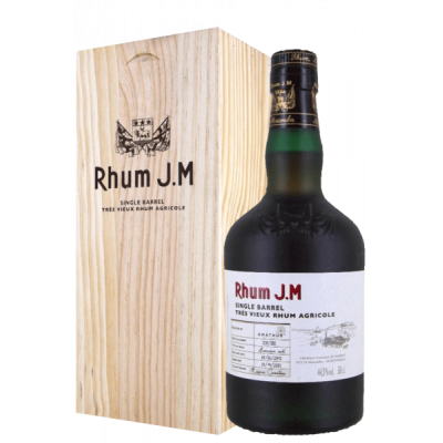 Rhum J.M Très Vieux Agricole Single Barrel 50cl (Cassetta in Legno)